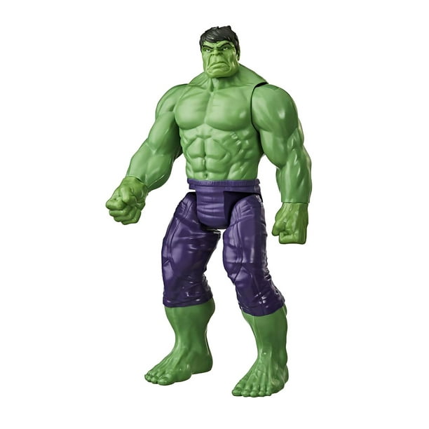 Marvel Avengers Titan Hero Series Blast Gear Deluxe Hulk Action Figure,  12-Inch Toy, Inspired By Marvel Comics, For Kids Ages 4 And Up, Ages 4 and  up 