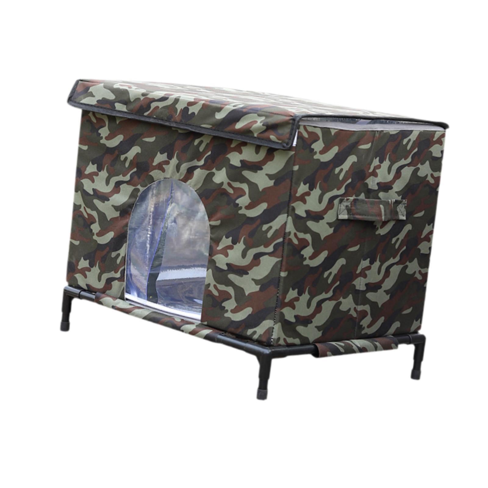 Serenable Cat House for Outdoor Cats Elevated Convenient Gifts with Handle for Winter, Cat Bed Cave Cube Cat Shelter Pet House for Barn
