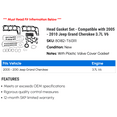 thumbnail image 2 of Head Gasket Set - Compatible with 2005 - 2010 Jeep Grand Cherokee 3.7L V6 2006 2007 2008 2009, 2 of 2