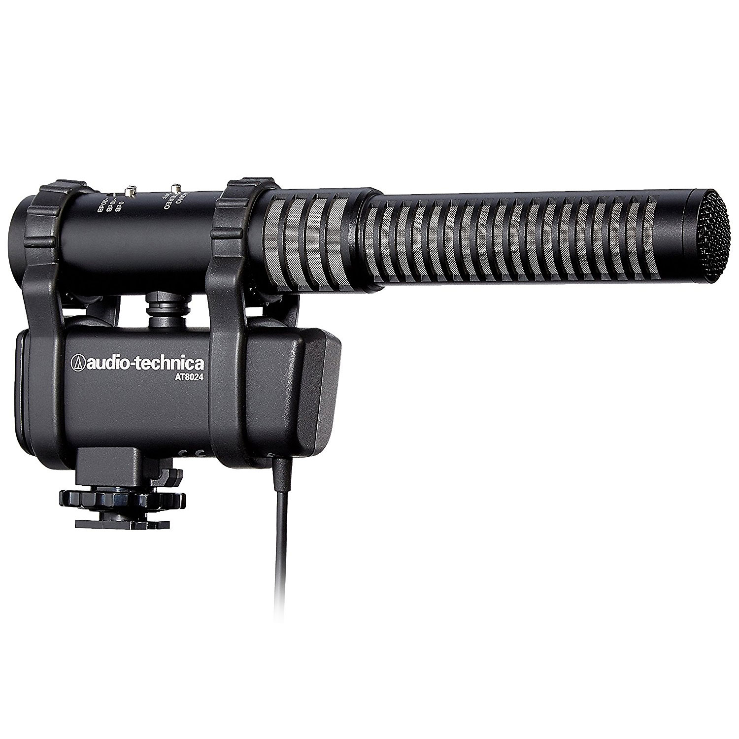 Audio-Technica AT8024 Stereo/Mono Camera-Mount Condenser Microphone