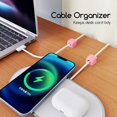 thumbnail image 2 of Cord Organizer Holder, 8 Pack Magnetic Desk Cable Clips Management, Hide Phone Charging Cable Keeper, Strong Adhesive Wire Charger Holder for Nightstand, Kitchen Appliances, Office Supplies, 2 of 14