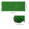 thumbnail image 2 of Artificial Modelo Césped Estera 19.7 x 39 Oscuro Verde Realista Falso Césped para Jardín Césped Decoración Modelo, 2 of 5