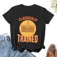 thumbnail image 3 of Classically Trained Women’s Cotton Short Sleeve T-Shirt HD Graphic Print Casual Crew Neck Tee 3XL, 3 of 5