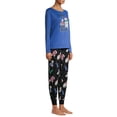 thumbnail image 3 of Secret Treasures Women's and Women's Plus Long Sleeve Top and Ankle Pants Pajama Set, 3 of 6
