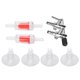 thumbnail image 2 of Aquarium Check Valve Fish Tank Oxygen Tube Suction Cups Set Aquarium Accessories2 Way Stainless Steel Combination, 2 of 5