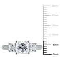 thumbnail image 3 of Everly Women's Cubic Zirconia Sterling Silver Engagement Ring, 3 of 7
