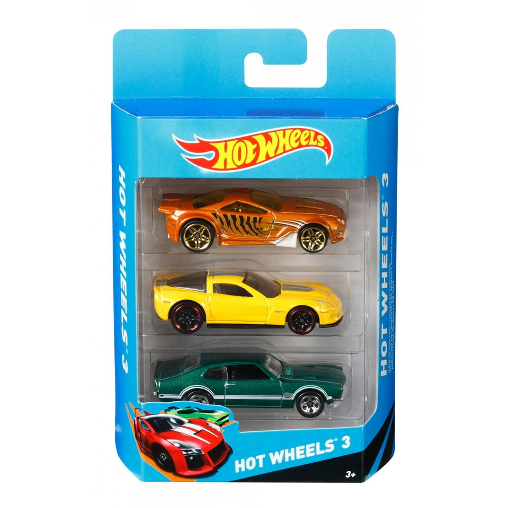 Hot Wheels 3 DieCast Car Gift Pack (Styles May Vary)