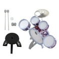 thumbnail image 2 of Ensemble de Batterie pour Enfants, Ensemble de Batterie pour Enfants Différents Ensembles de Batterie Jazz pour Enfants Kit de Batterie pour Tout-Petits Intégration Transparente, 2 of 7