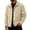 Beige, variant on Zimjoy Corduroy Jacket for Men Button Down Vintage Long Sleeve Shacket Lightweight Relaxed Fit Western Jackets for Casual Fall Winter Beige L