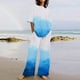 thumbnail image 4 of Conjunto Corto para las Mujeres Casual Suelto Encaje Casa Pantalones Impresos Y Blusa de Cuello Redondo de Dos Piezas, 4 of 5
