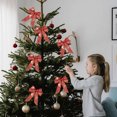 thumbnail image 4 of 10 Pack 3.93 x 5.51 Inches Red with Green Buffalo Plaid Bows Christmas Wreaths Bows Christmas Bows for Xmas Tree Christmas Indoor and Outdoor Garland Decorations, 4 of 6