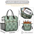 thumbnail image 5 of Chihuahua and Dog Paw Print Green Insulated Leakproof Lunch Box for Women, Large Lunch Bag for Tween Teen Adult, Loncheras Para Mujer for Work Beach Travel Picnic Camping, 5 of 6