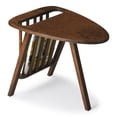 thumbnail image 3 of Butler Specialty Lowery Modern Triangular Magazine Wood Table In Dark Brown, 3 of 3