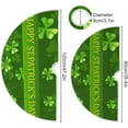 thumbnail image 3 of RYLABLUE Shamrock Pattern Xmas Christmas Tree Skirt Stand Mat for Holiday Party Decoration Indoor Outdoor 36 inches, 3 of 5