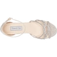 thumbnail image 5 of Touch Ups Womens Zoey Ankle Strap Evening Sandals Beige 7 Wide (C,D,W), 5 of 8