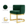 thumbnail image 2 of Meridian Furniture Gianna Green Velvet Dining Chair, 2 of 5