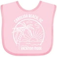 thumbnail image 3 of Inktastic Summer Vacation Mode Carolina Beach North Carolina Boys or Girls Baby Bib, 3 of 4
