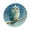 Pattern-4, variant on Christmas Ornament Customized Round Ceramic Ornament Owl Sitting on A Tree Branch in A Winter Scene-4 Keepsake Funny Christmas Hanging Tree Decor Ornament for Family Friend