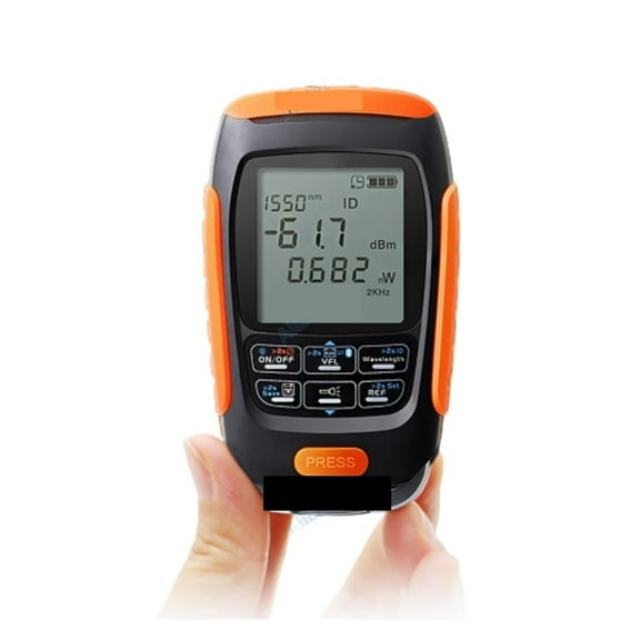 Mini Fiber Optic Power Meter Visual Fault Locator Optical Fiber Tester Network Cable Test 5km 15km 30km ,Portable