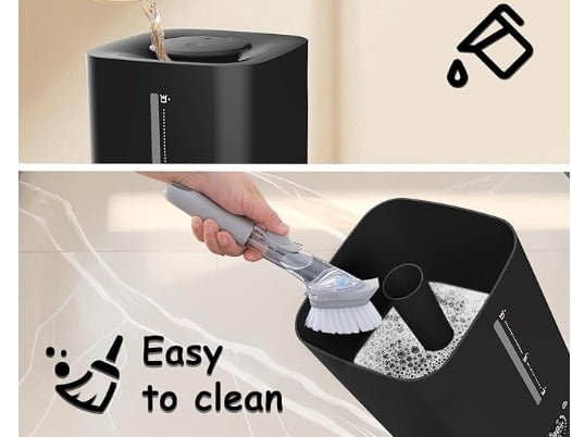 JXW Bedroom Humidifier for Adults, Cool Mist Humidifier for Baby and Plants