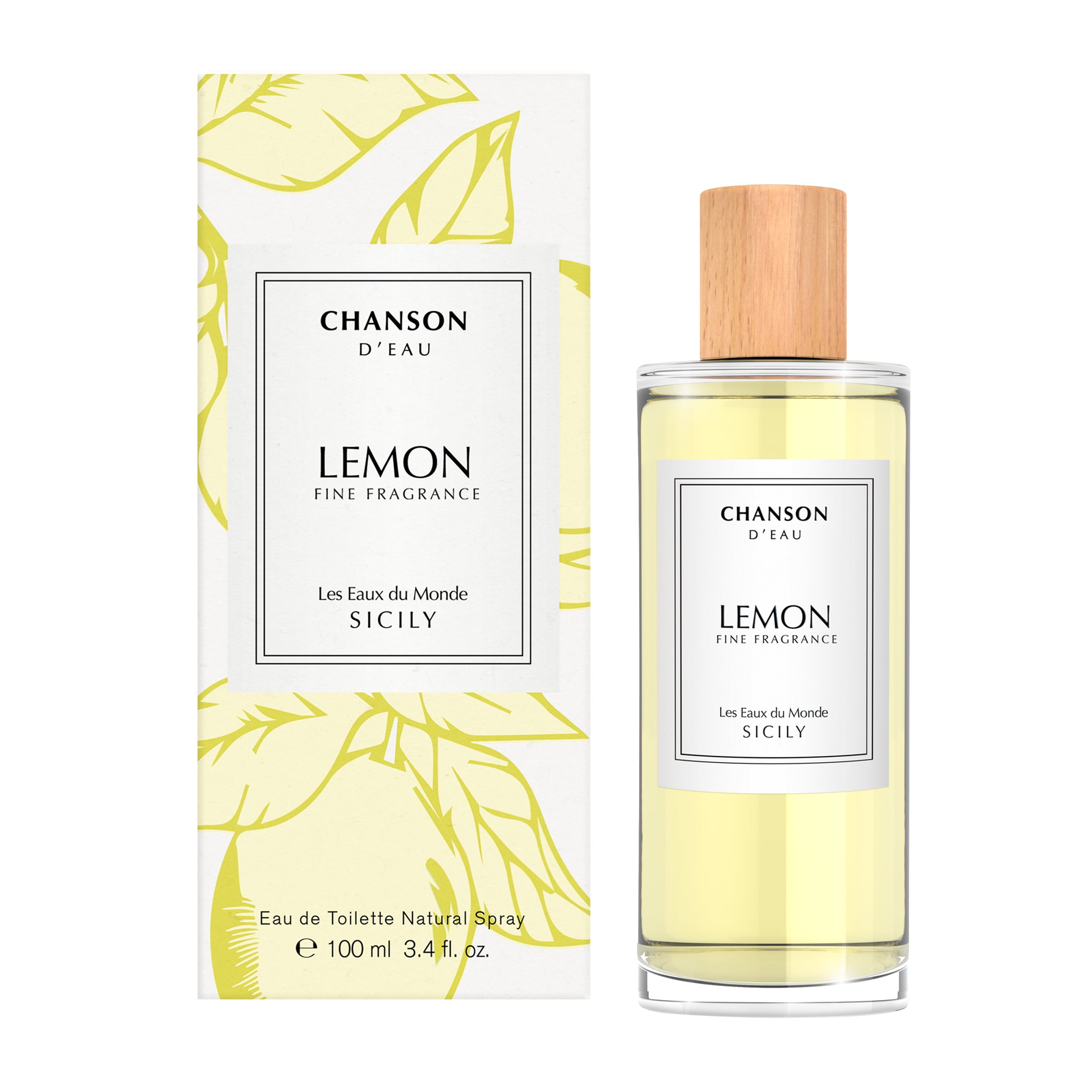 Chanson d’Eau, Les Eaux du Monde, Refreshing & Invigorating Citrus Fragrance, Eau de Toilette for Women, Lemon, 100ml
