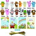 thumbnail image 2 of CAMIRUS Set de 16 tarjetas de San Valentín con títeres de dedo de peluche, 2 of 8