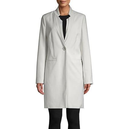 Single-Breasted Notch-Neck Jacket