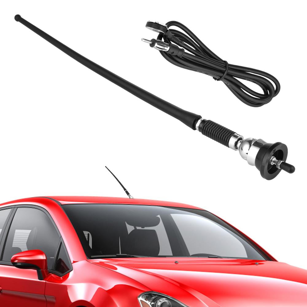 Tohuu FM Signals Antenna Black FM Aerial DC1224V Radio Antenna Low