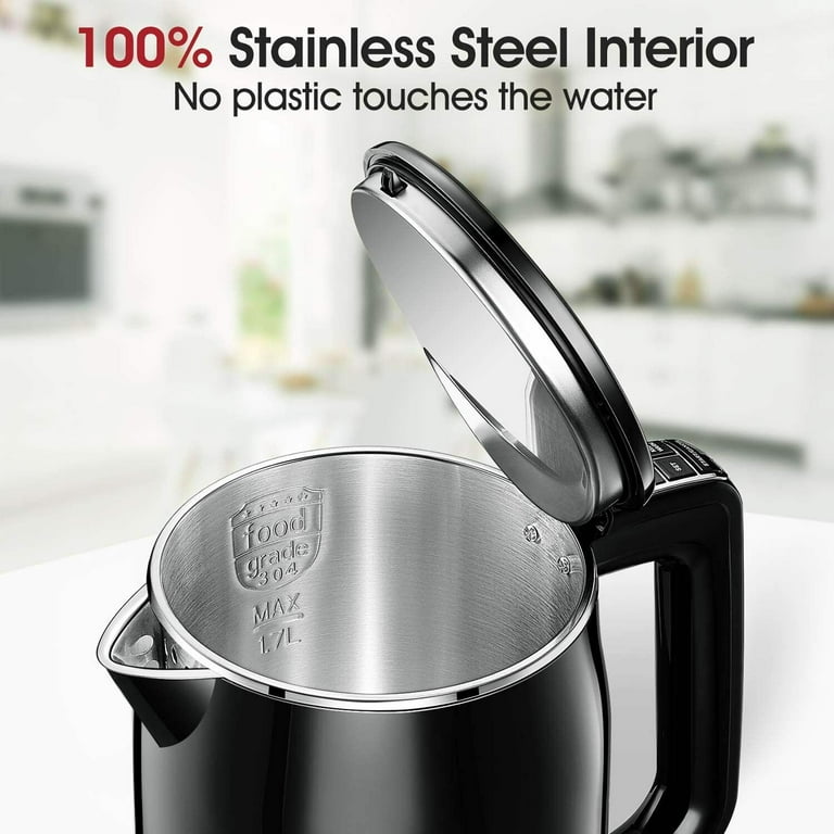 1.8-Liter Temperature Control Stainless-Steel Electric Kettle