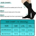 thumbnail image 3 of MesaSe 2 Paires Bas de Compression à Fermeture Éclair 15-20 mmHg Bas de Compression à Bout Fermé pour Femmes et Hommes, 3 of 6