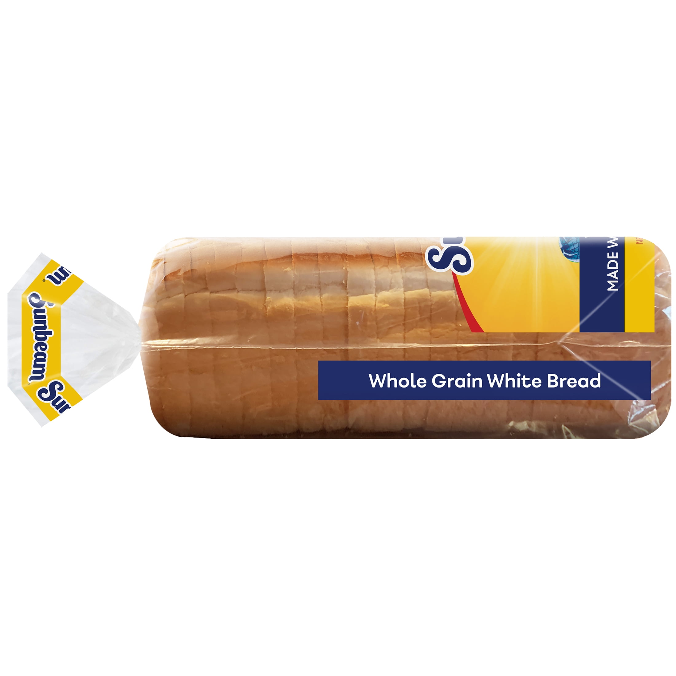 Sunbeam Whole Grain White with Bread Loaf, Fresh, 22 oz, 22 Count