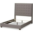 thumbnail image 4 of Bowery Hill Tufted Queen Panel Bed in Light Gray, 4 of 8