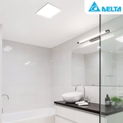Open Box Delta Electronics 100 CFM Bath Fan Edge Lit Dimmable LED Light