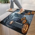 thumbnail image 3 of Evil Pumpkin Ghost Front Door Mat,Durable Absorbent Happy Halloween Mat 17x30 Inch Floor Mat for Kitchen Nursery Floor Entryway Rug, 3 of 6