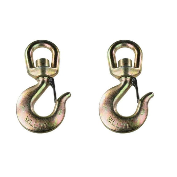 Swivel Eye Hoist Hook - 11 Ton - 2 Pack