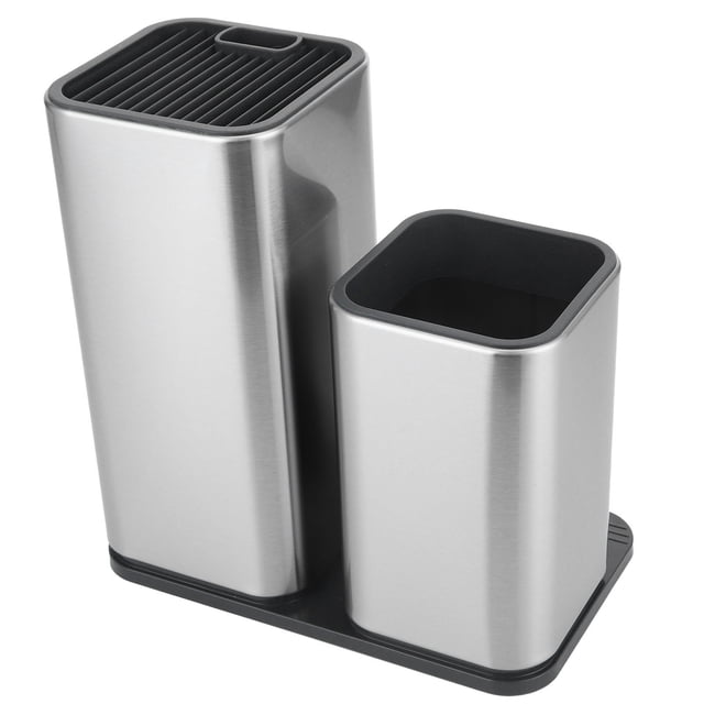 Universal Knife Block Holder, Stainless Steel Knife Holder Universal Knife Holder For Kitchen, Space Saver Knife Storage For Home Kitchen Kitchen Accessories