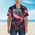 thumbnail image 2 of Susaid Bird 1 Print Short Sleeve Shirts Button Down Casual Shirts Summer Beach Aloha Button Down Short Sleeve for Men ,Medium, 2 of 7