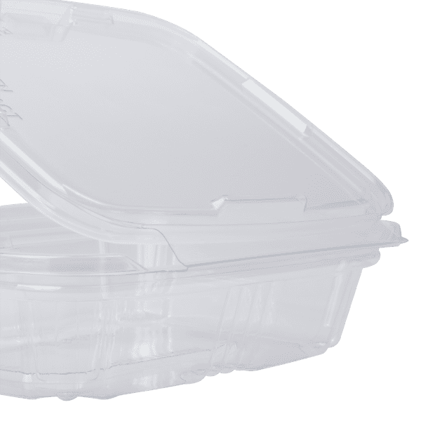 Karat 48 oz Pet Tamper Resistant Deli Container with Flat Lid - 120 Sets