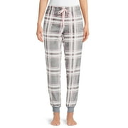 Joyspun Women's Plush Sleep Pants, Sizes up to 3X