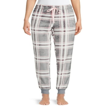 Joyspun Women's Plush  Pants, Sizes up to 3X