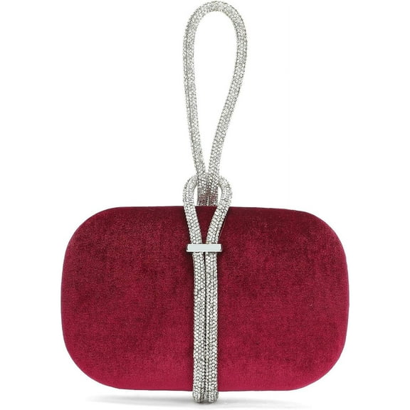 Women's Rhinestones Evening Handbag Crystal Clutch Bridal Purse for Wedding Prom Night Out Party