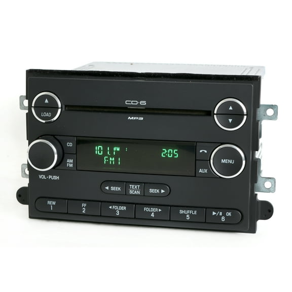 Restored Mercury Milan 2006-09 Ford Fusion Radio AMFM 6 Disc mp3 CD 9E51-18C815-AA Chrome (Refurbished)