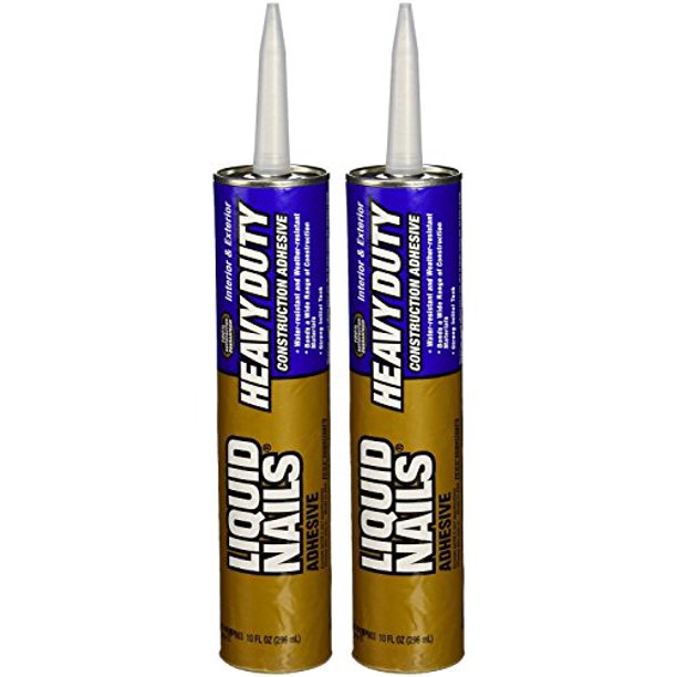 Liquid Nails LN903 2 Pack Heavy Duty Construction Adhesive, Tan