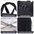 thumbnail image 3 of El bolso portátil grande del bolso de la fiambrera espesó el paquete del aislamiento térmico del paquete de la prenda impermeable del papel de aluminio, 3 of 5