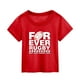 thumbnail image 1 of Gibobby Playera&nbsp;Moda Camiseta de manga corta con estampado de de fútbol para niños, regalo deportivo para al fútbol americano （Rojo， 9-10 Años), 1 of 3