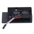 thumbnail image 3 of Carcasa para Raspberry Pi 4 B Funda protectora de disipación de calor de aleación de aluminio con ventilador, 3 of 5
