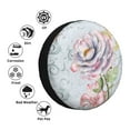thumbnail image 4 of Kdxio Spare Tire Cover for RV Trailer, Waterproof Wheel Cover,Camper Spare Tire Cover Fit for Rv SUV Truck Travel Trailer 17 inch-Vintage Rose, 4 of 8