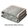 thumbnail image 3 of Cooling Comforter-GentleSoft Moisture Wicking Cooling Blanket for Hot Sleepers，Breathable Lightweight Duvet Insert，Dual-Sided Summer Blanket(H,70.8*78.7Inch), 3 of 9