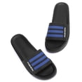 thumbnail image 3 of CMR CHAMARIPA Men's Platform Slippers Height Increasing Slippers Blue Non Slip Indoor Outdoor Sandals 4CM / 1.57 Inches Taller, 3 of 5