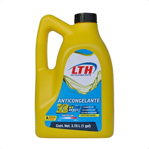 Anticongelante Amarillo Premezclado 33WX Listo para Usar LTH LTH Listo para usar